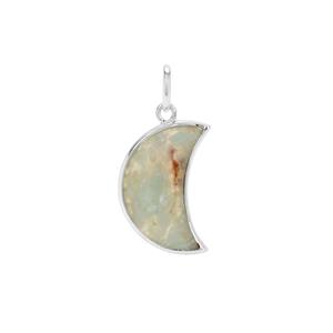 4.80cts Aquaprase™ Sterling Silver Pendant 