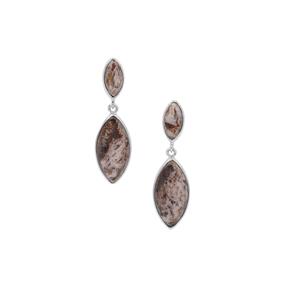 15.50ct Astrophyllite Sterling Silver Aryonna Earrings