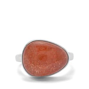 7.96ct Pana Sunstone Sterling Silver Aryonna Ring