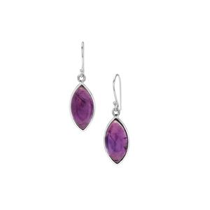 19ct Nigerian Amethyst Sterling Silver Aryonna Earrings