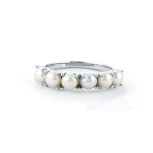 Freshwater Cultured Pearl Sterling Silver Ring (4 MM)