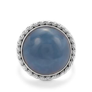 12.50cts Bengal Blue Opal Sterling Silver Aryonna Ring 