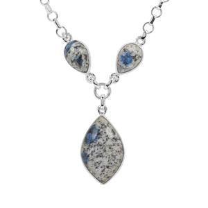22ct K2 Jasper Sterling Silver Aryonna Necklace