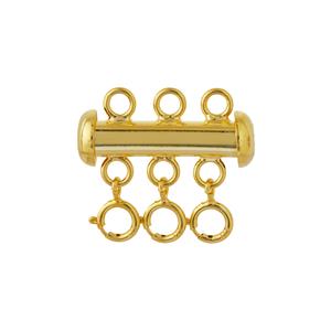 Gold Tone Sterling Silver Clasp 1.80g