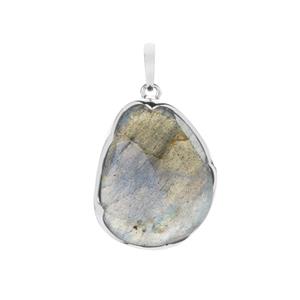 Labradorite Pendant in Sterling Silver 13.35cts