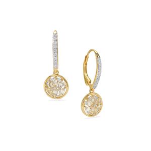 Flare Topaz & Zircon Earrings ATGW 1.65cts