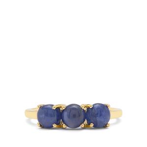 2.20ct Burmese Blue Sapphire 9K Gold Ring