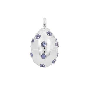 Tanzanite Pendant in Sterling Silver 3cts