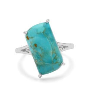 7.95ct Cochise Turquoise Sterling Silver Ring 
