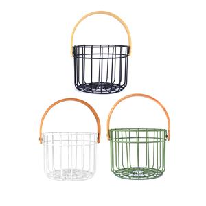 Wrought Iron Storage Basket - Medium - Choice of Colour