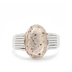 6cts Super Seven Quartz Sterling Silver Aryonna Ring 