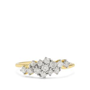 1/2ct GH Diamonds 9K Gold Ring 