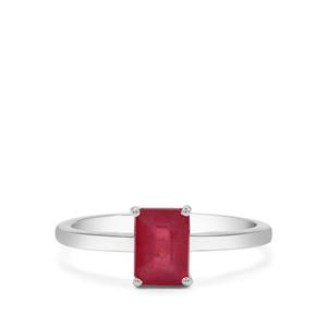 1.50ct Malagasy Ruby Sterling Silver Ring (F)