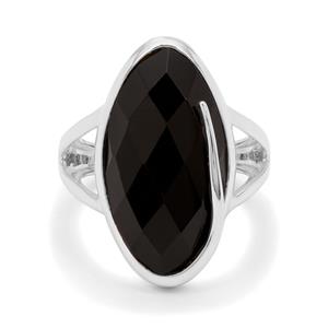 10.46ct Black Onyx Sterling Silver Ring
