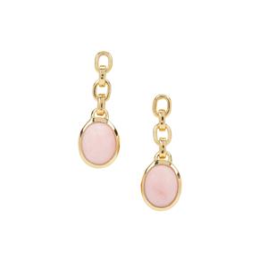 4.05ct Peruvian Pink Opal Midas Aryonna Earrings