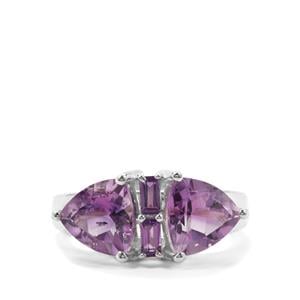 3.07ct Moroccan Amethyst Sterling Silver Ring