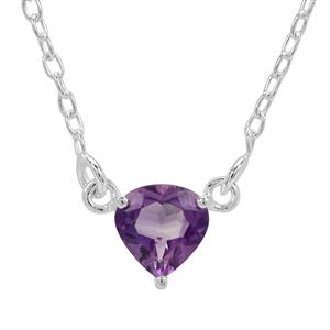 1ct Moroccan Amethyst Sterling Silver Necklace