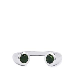 0.82ct Chrome Diopside Sterling Silver Ring 