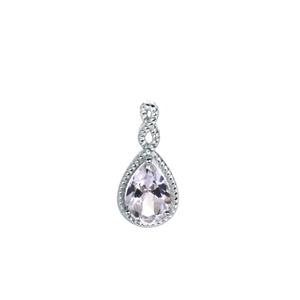  2.07cts Cullinan Topaz Sterling Silver Pendant 