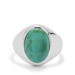 5ct Lhasa Turquoise Sterling Silver Ring
