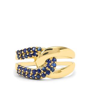 0.60ct Thai Sapphire 9K Gold Ring 