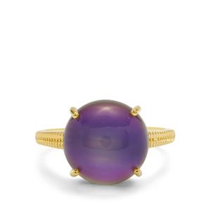 6.70ct Purple Moonstone 9K Gold Ring 