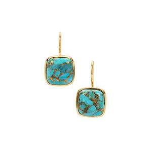 13.50ct Copper Mojave Turquoise Midas Aryonna Earrings