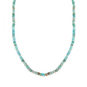 41.70ct Cochise Turquoise Sterling Silver Necklace