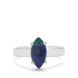 2.13ct Azure Malachite Sterling Silver Ring