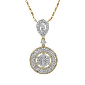 1ct Canadian Diamonds 9K Gold Tomas Rae Necklace 
