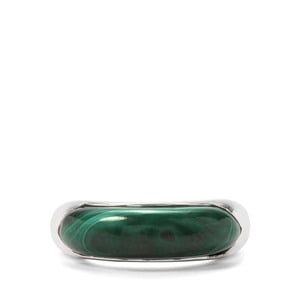 7.39ct Malachite Sterling Silver Ring 