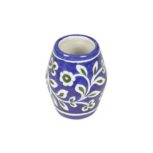 Blue Pottery Handmade Mug (White and Blue)