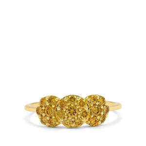2/3ct Imperial Diamonds 9K Gold Ring 