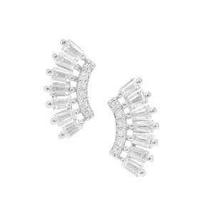 Ratanakiri Zircon Earrings in Sterling Silver 1.68cts