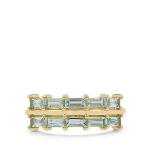 1ct Aquaiba™ Beryl 9K Gold Ring