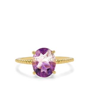 2.30cts Moroccan Amethyst 9K Gold Ring 