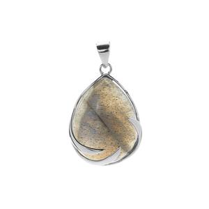 Labradorite Pendant in Sterling Silver 13.20cts