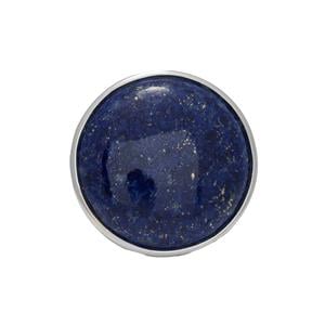 47.80cts Sar-i-Sang Lapis Lazuli Sterling Silver Ring 