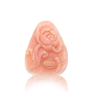 1 of 1 - 46.20ct Peruvian Pink Opal Master Carving (N) 