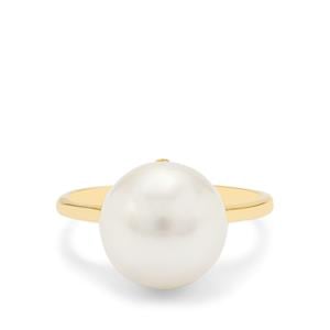 South Sea Cultured Pearl 9K Gold Ring (11MM)