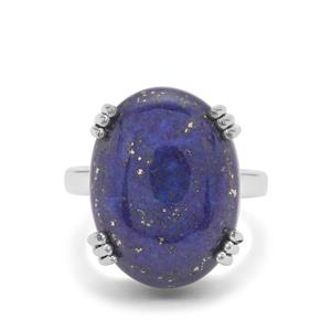 15.50ct Sar-i-Sang Lapis Lazuli Sterling Silver Aryonna Ring 