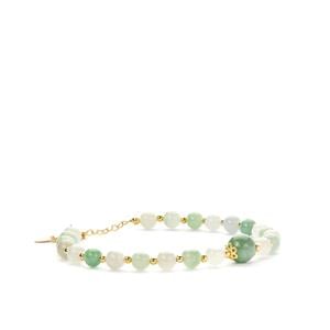 35ct Multi-Colour Type A Jadeite Midas Bracelet