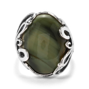 10.27ct Imperial Chalcedony Sterling Silver Ring