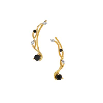 Rarities Gold-Plated Sterling Silver Gemstone Pavé Drop Earrings - 21160666