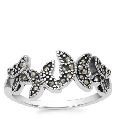Marcasite Ring in Sterling Silver 0.17ct