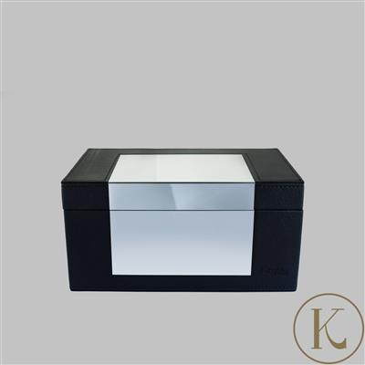 Kimbie Home Double Layer Jewellery Box - Black