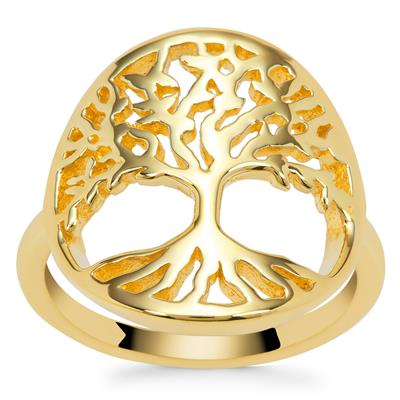 Ring in Gold Plated Sterling Silver