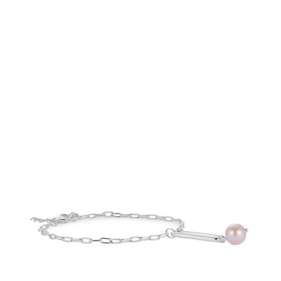 Kaori Cultured Pearl Bracelet in Sterling Silver (7mm)