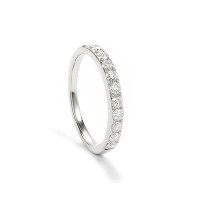 Diamond Rings Gemporia Platinum Rings SI White Diamond Ring In