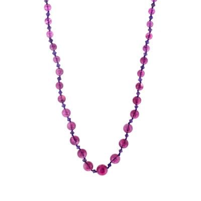 Purple Fluorite & Amethyst Necklace 175cts